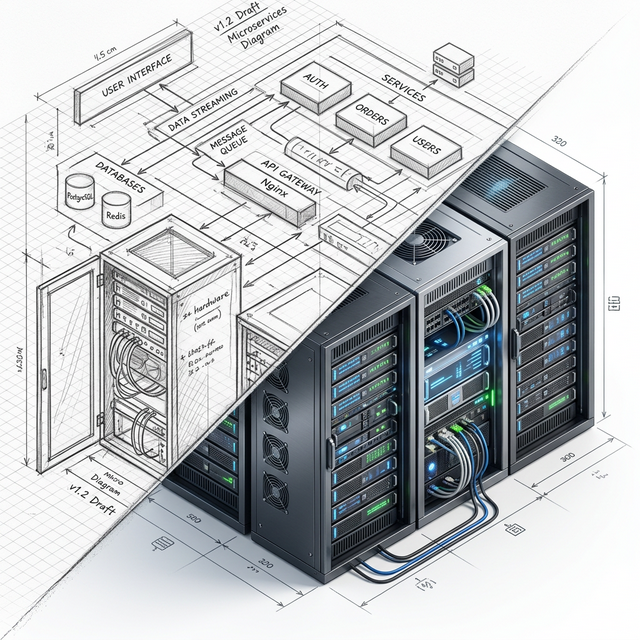 Server Racks Sketch